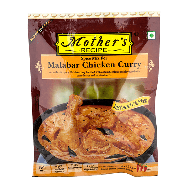 Malabar Chicken Curry mártás - főzésre kész (tasakban)